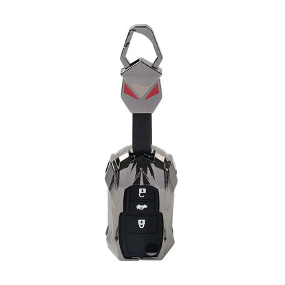 Black 3-Button Key Fob Cover for Skoda Octavia (2001-2013)