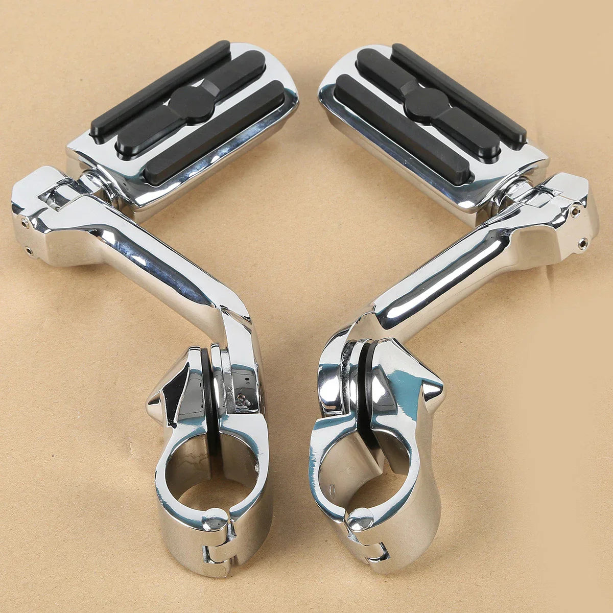 Adjustable 1.25" Highway Foot Pegs for Harley