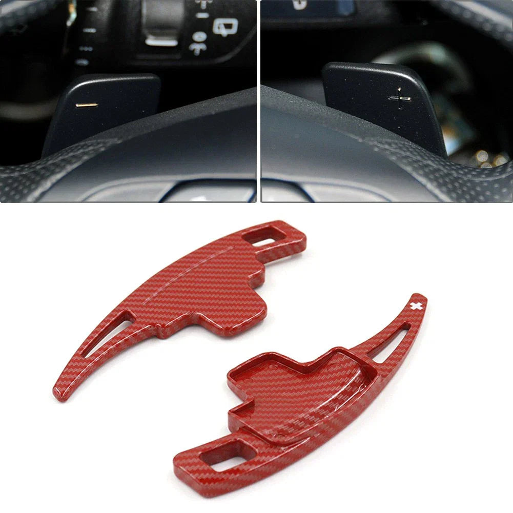 Steering Wheel Shift Paddle Extensions for Mercedes Benz A B E GLK SLK Class (2012-2020)