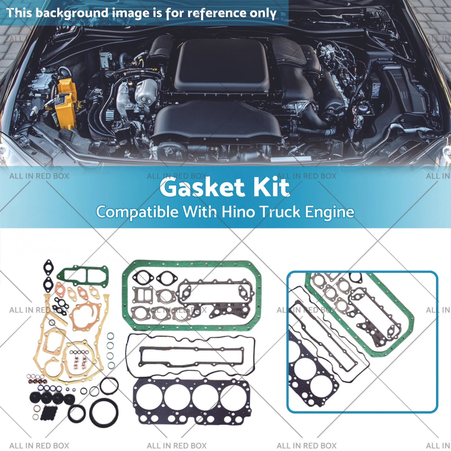Full Overhaul Gasket Kit for Hino Truck Engine (N04C N04CT)