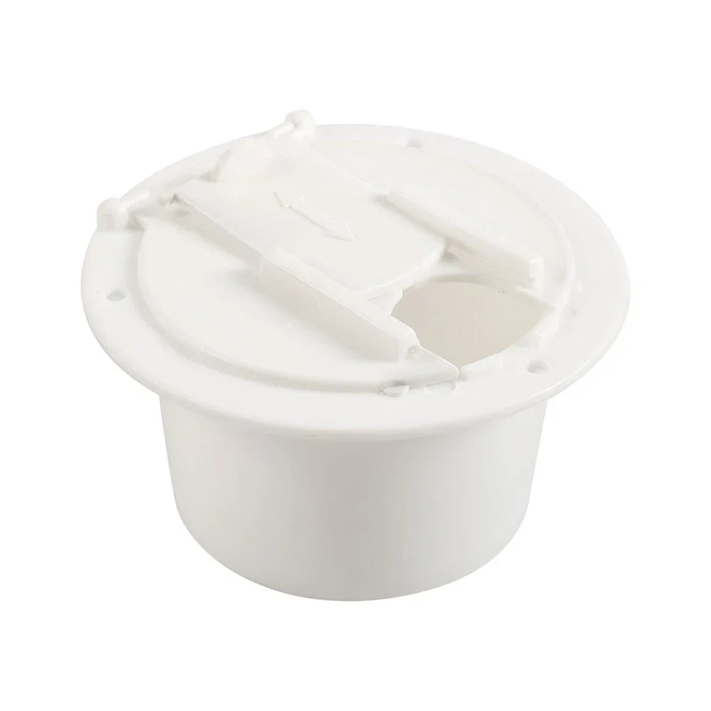 Round Electric Power Cord Cable Hatch Cover for RV Camper Trailer