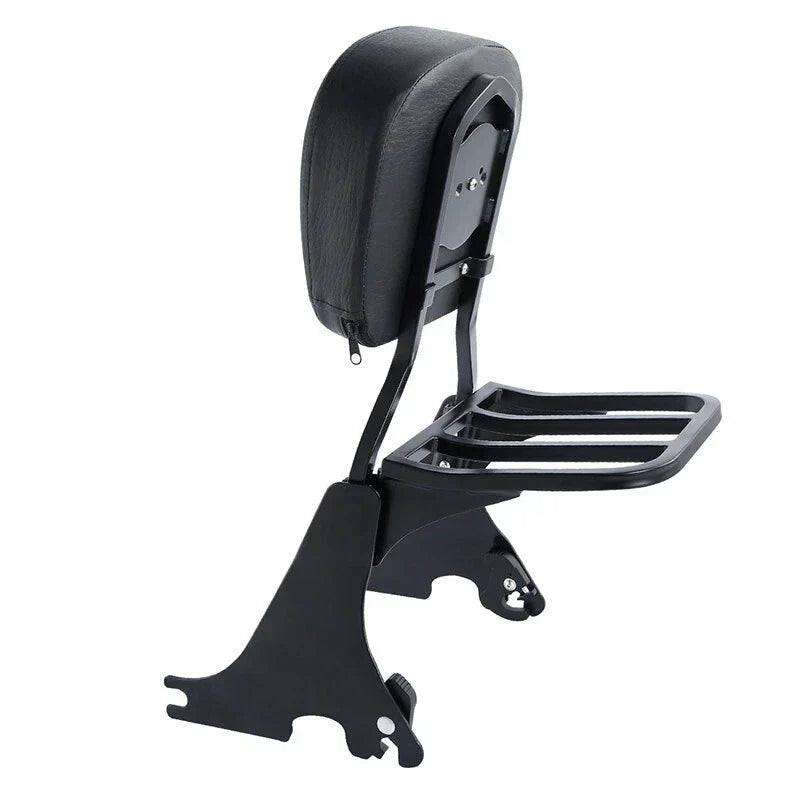 Sissy Bar Backrest Luggage Rack for Harley Sportster Forty-Eight (2004-2022)