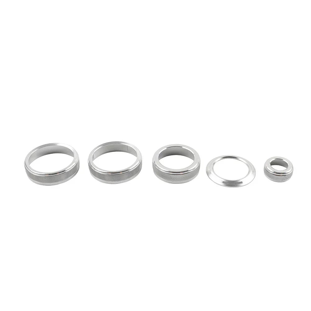 Silver Console Volume AC Switch Button Ring for Lexus NX250 NX350h (2022-2024)