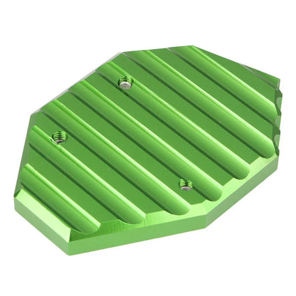 CNC Green Kickstand Pad Side Stand Foot Plate for Kawasaki ZX-14R (2008-2011)
