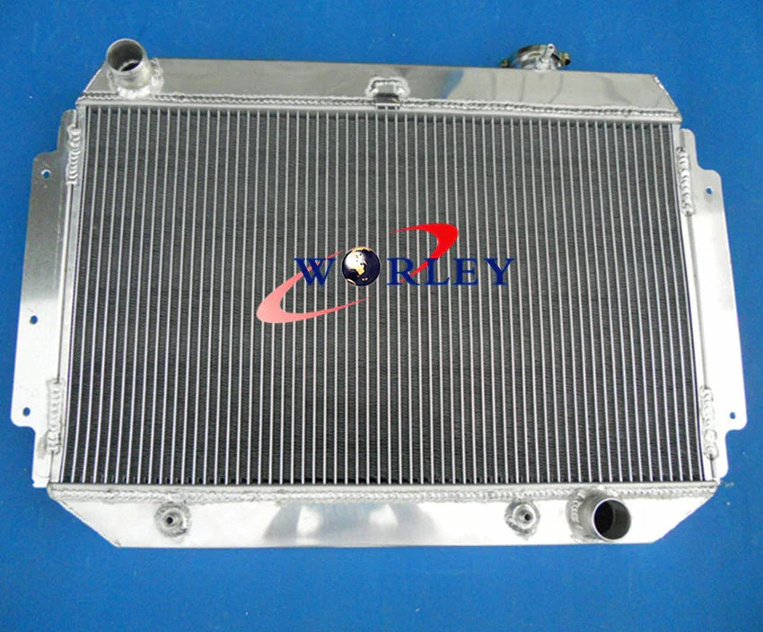 3 Row Aluminum Radiator + Fan for Holden HG HT HK HQ HJ HX HZ Chevy V8 (1968-1980)