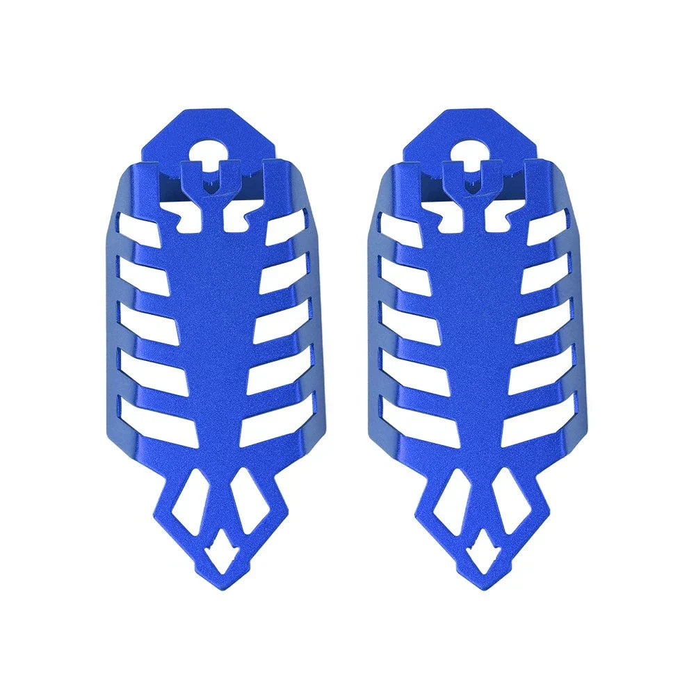 Universal Fork Dust Shock Absorber Spring Covers for ATV Off Road Blue