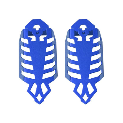 Universal Fork Dust Shock Absorber Spring Covers for ATV Off Road Blue