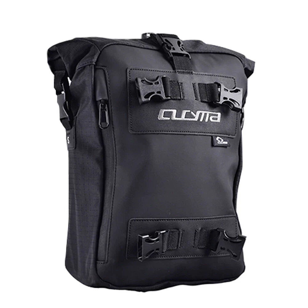 10L Waterproof Rear Tail Seat Bag for Motorcycle - Black
