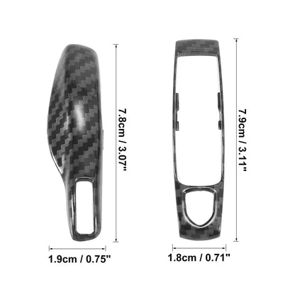 Carbon Fiber Black Key Fob Cover for Porsche