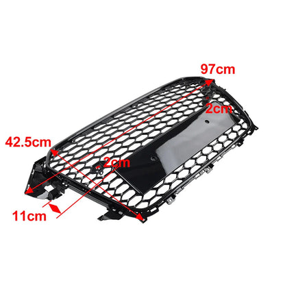 Front Bumper Mesh Grille for Audi A4 S4 B8.5 (2013-2016)