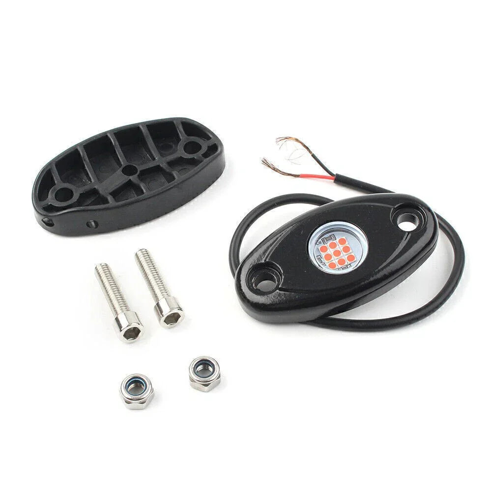 9W Red LED Rock Lights for JEEP Offroad Truck Underbody (2018-2023)