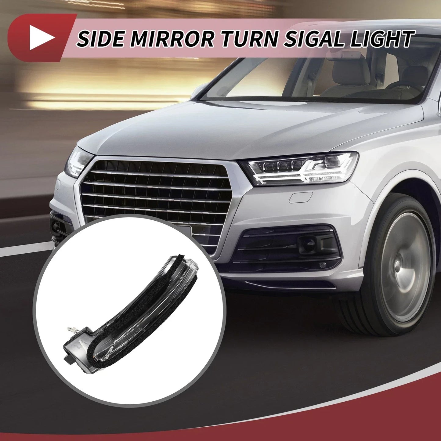 Car Mirror Turn Signal Light for Hyundai Sonata 2020-2022 Left LED