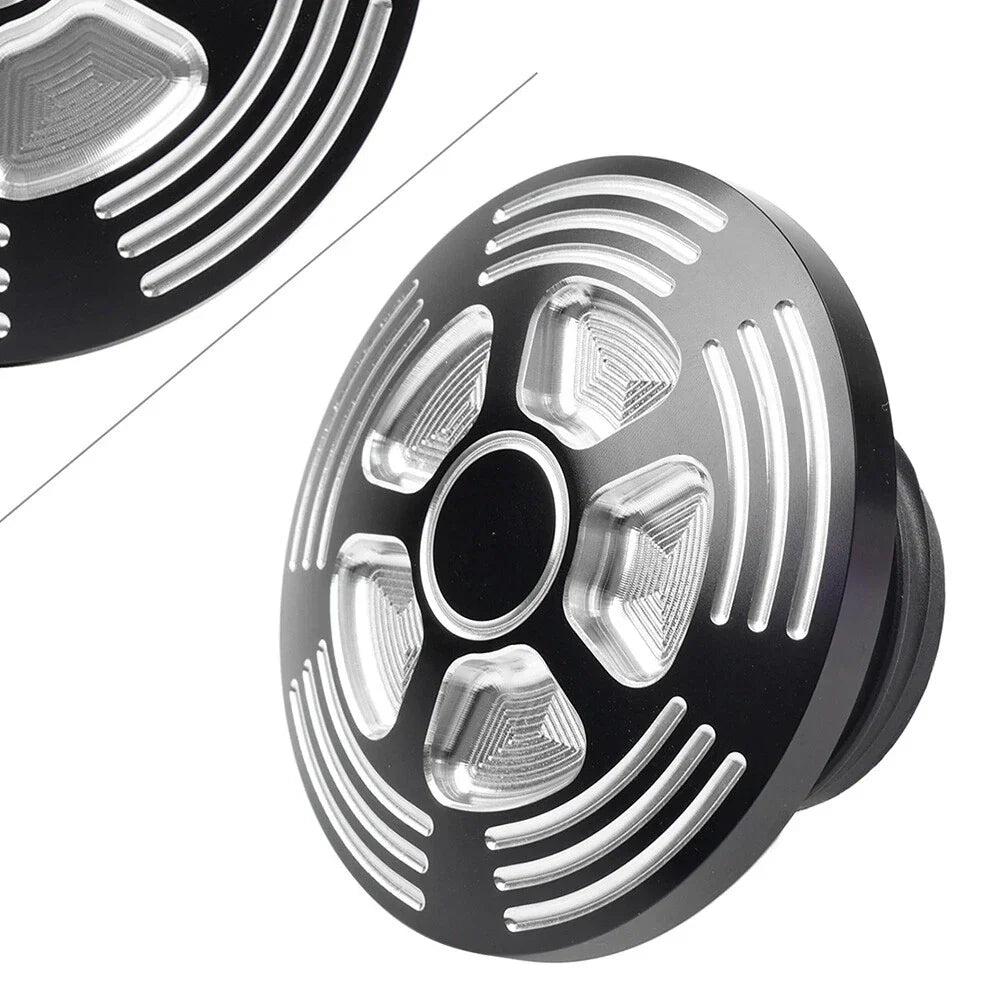 CNC Fuel Gas Tank Cap for Harley Sportster XL883 XL1200 48 Dyna Touring (2004-2023)