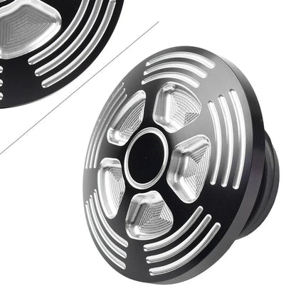 CNC Fuel Gas Tank Cap for Harley Sportster XL883 XL1200 48 Dyna Touring (2004-2023)