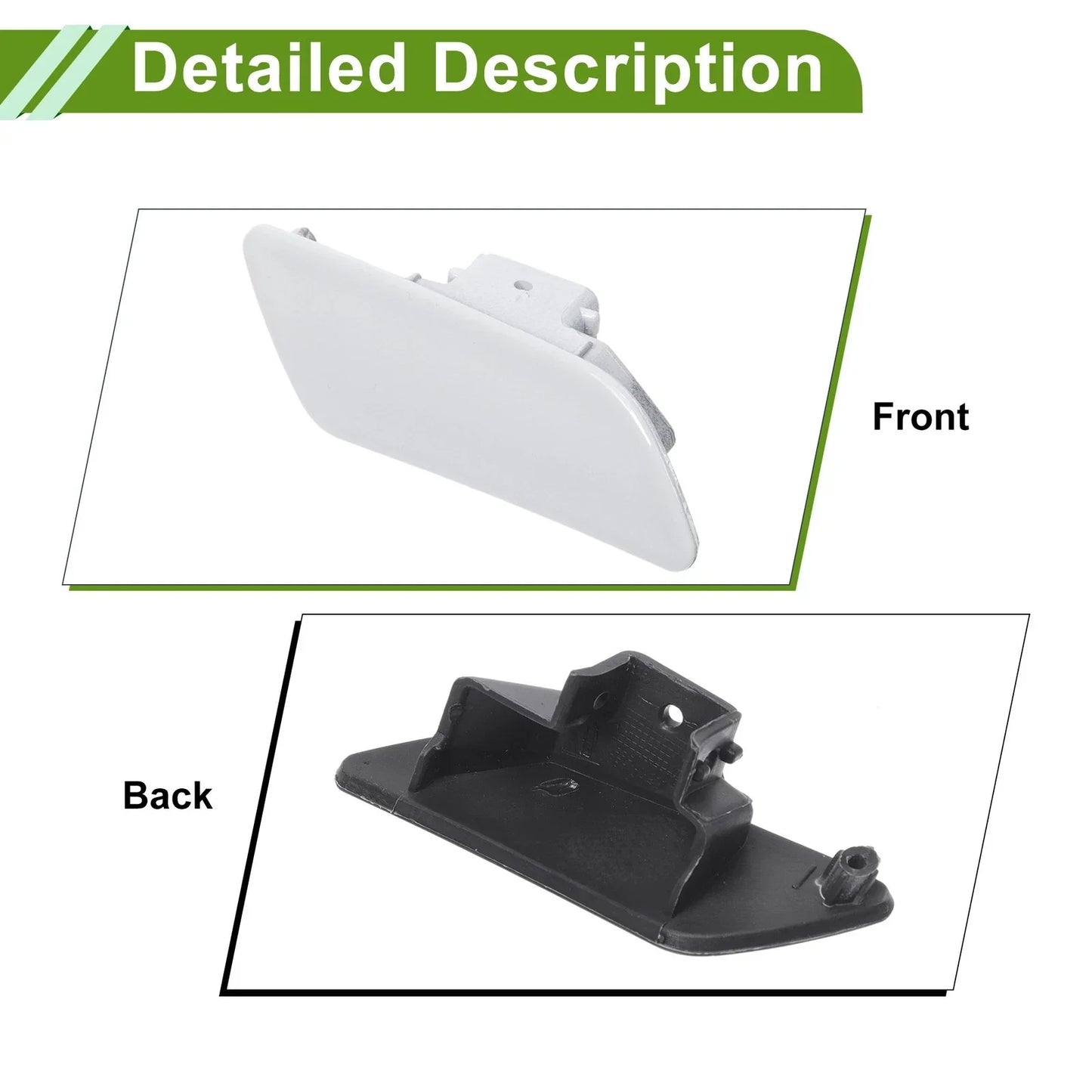 Washer Nozzle Cover for Porsche Panamera 2014-2016 - White