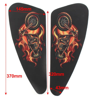 3D Fuel Gas Tank Stickers Decals for Harley Sportster XL 883 1200 48