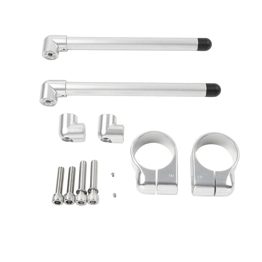 58MM Cafe Racer 7/8" Clip-On Handlebar for Motorcycle (Universal)