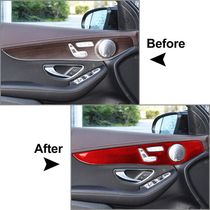 Interior Door Panel Cover for Benz C Class W205, GLC Class X253 (2014-2021)