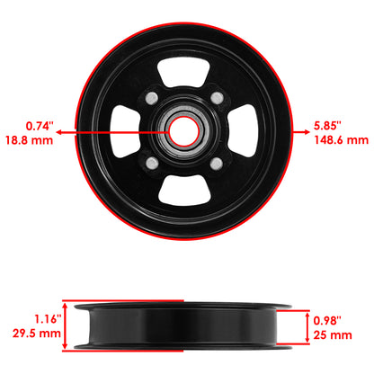 Deck Idler Pulley Replacement for John Deere 1400 1500 1550 1570 (2015–2015)