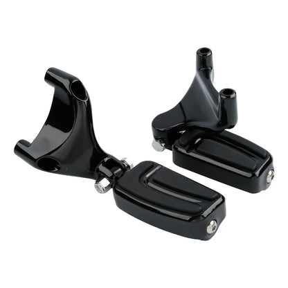 Black Passenger Footpegs for Harley Sportster 883 1200 (2004-2013)