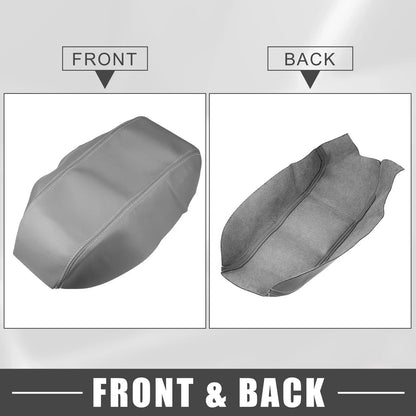 Car Center Console Armrest Cover Trim for Hyundai Sonata (2015-2019) Gray