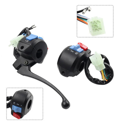 Left & Right Light Switch Control Brake Lever for GY6 50 150 Scooter