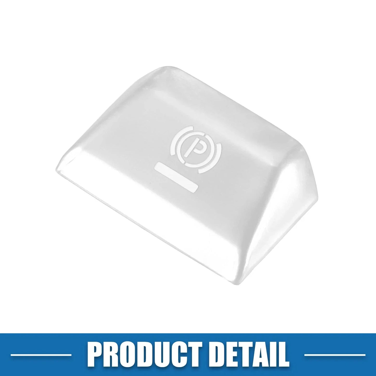 Electronic Handbrake Button Cover for Porsche Panamera (2017-2022) Silver