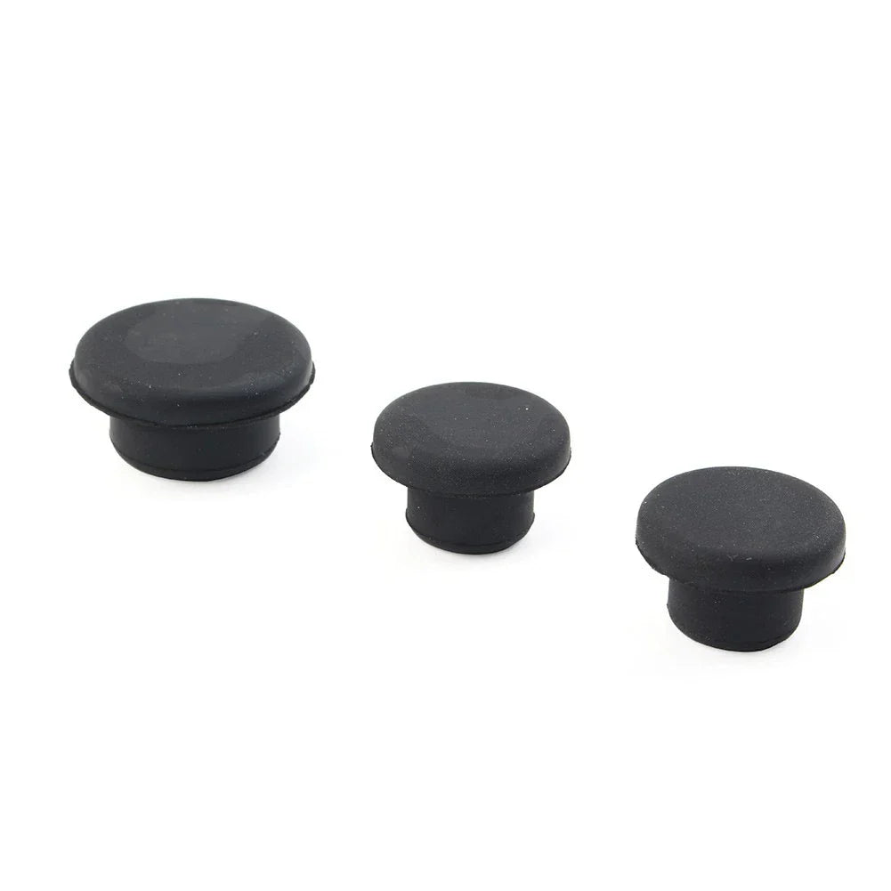 Tailgate Rubber Dust Plugs 3 x for Jeep Wrangler JL (2018 - up) Black