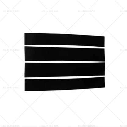 4 x Black Pillar Post Cover Trims for Cadillac Escalade (2007-2014)
