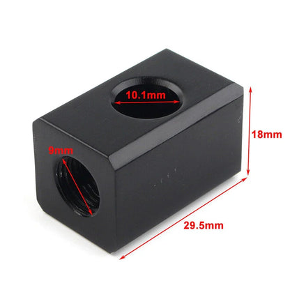 Headlight Mounting Block Bracket for Harley Custom Motor Black