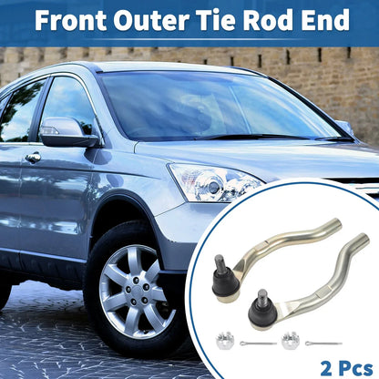 2 x Front Outer Tie Rod Ends for Acura ILX (2013-2017)