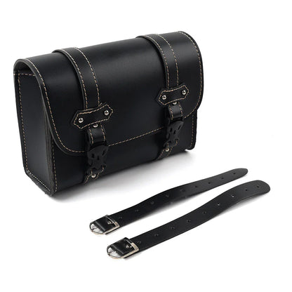 Black Motorcycle Universal Tool Bag Side Storage Saddle Bag Pouch