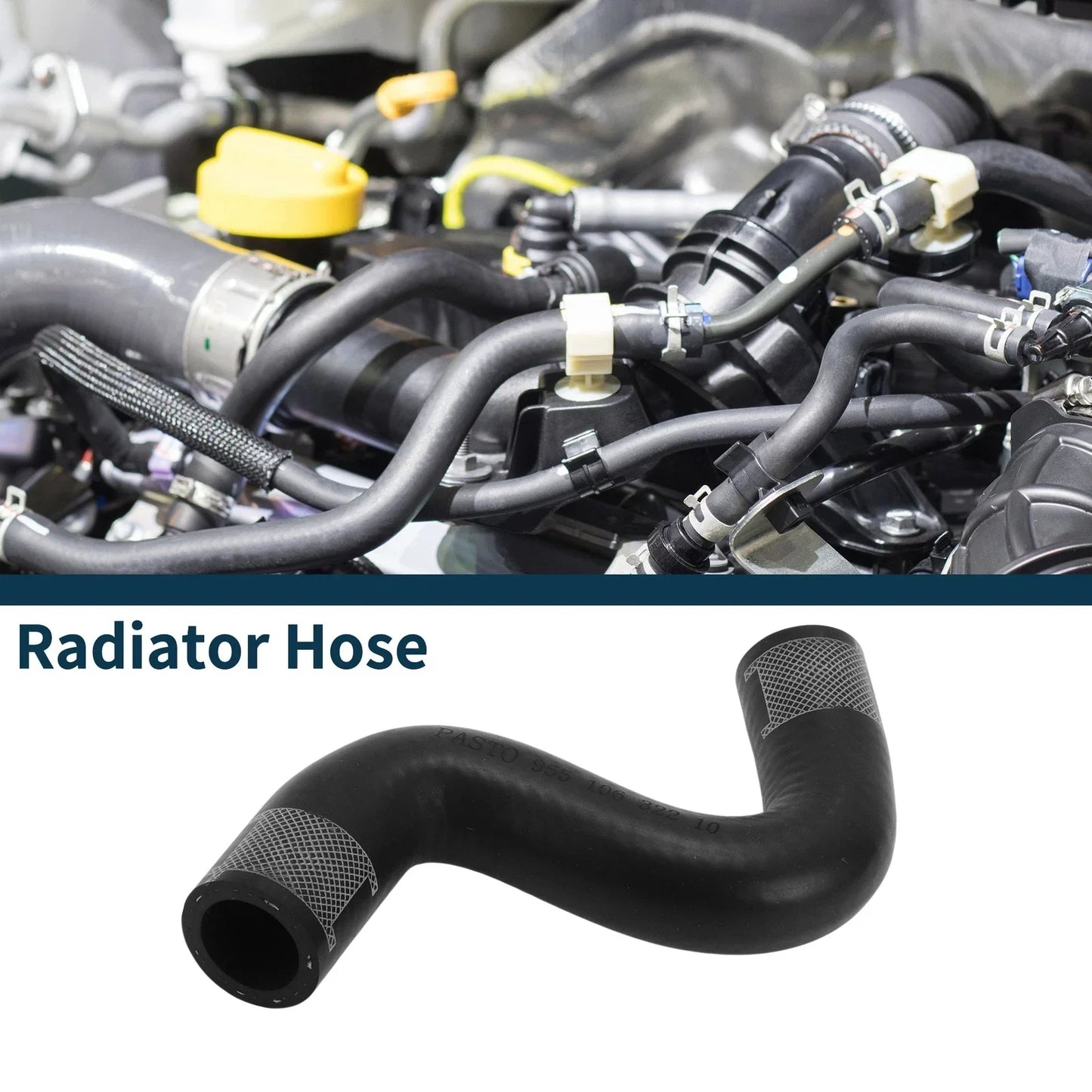 Radiator Hose for Porsche Cayenne 2009 (2009) - Rubber Coolant Pipe