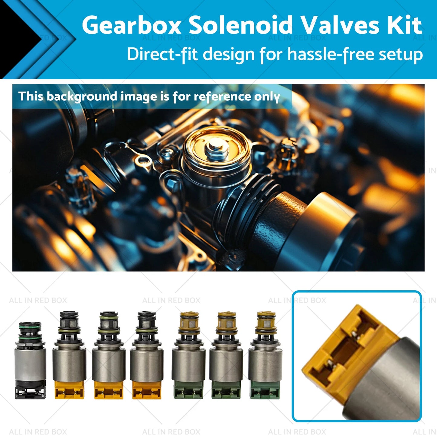 Gearbox Solenoid Valves Kit for BMW Audi Ford Lincoln 6hp-19/6hp-26
