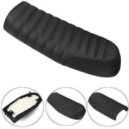 Black Motorcycle Cafe Racer Vintage Saddle Seat for CB Yamaha XJ