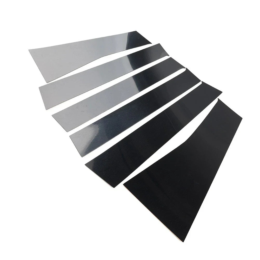 6 x Pillar Post Door Window Cover Trim for Mitsubishi Pajero Sport (2016-2023)