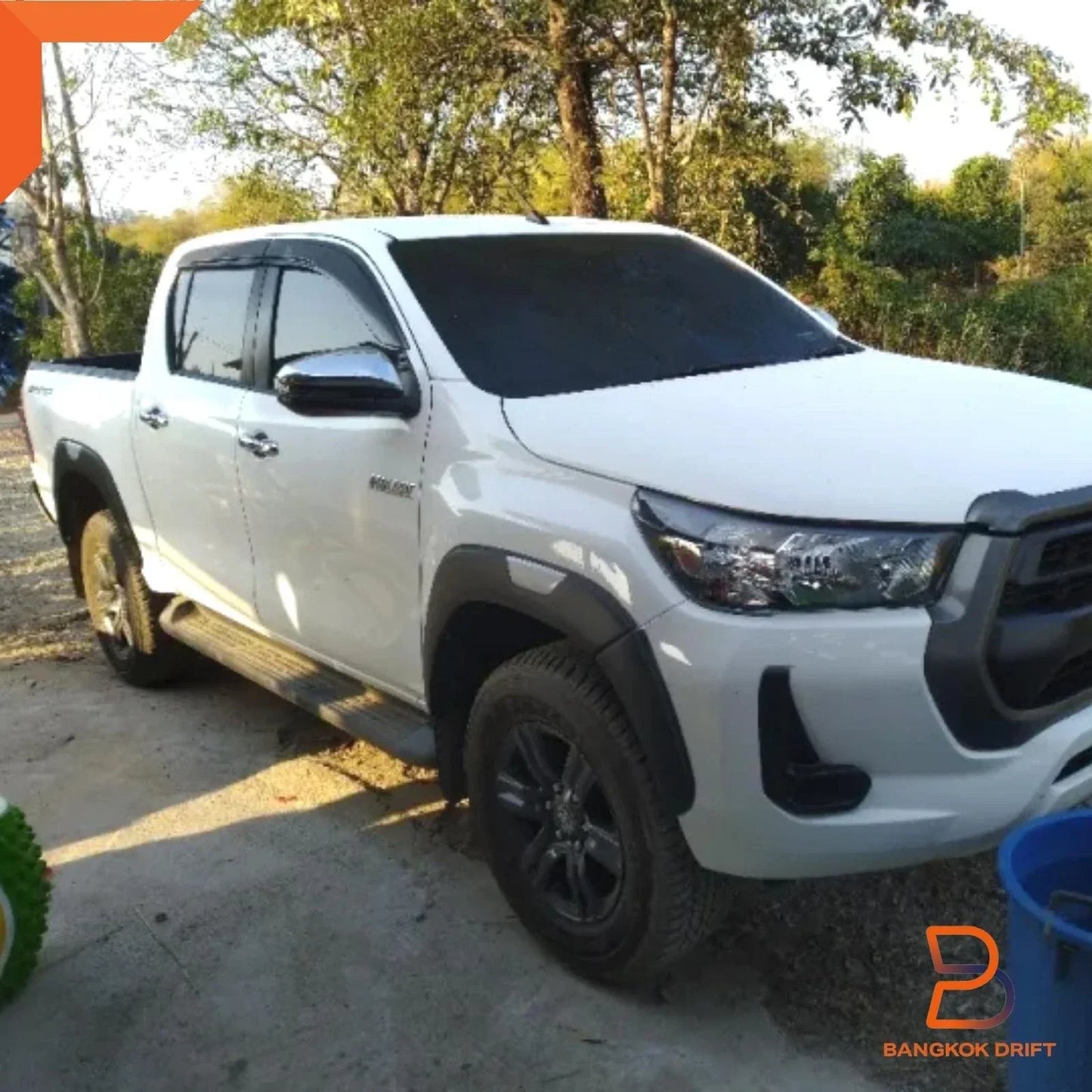 5" Rocco Silver Fender Flares for Toyota Hilux Revo (2020-2023)
