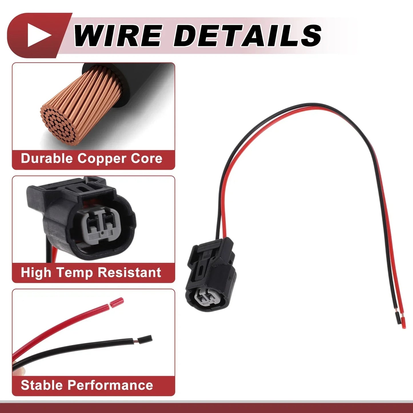 Side Marker Light Socket Wiring for Honda Civic Hatchback Sedan (2016-2021)