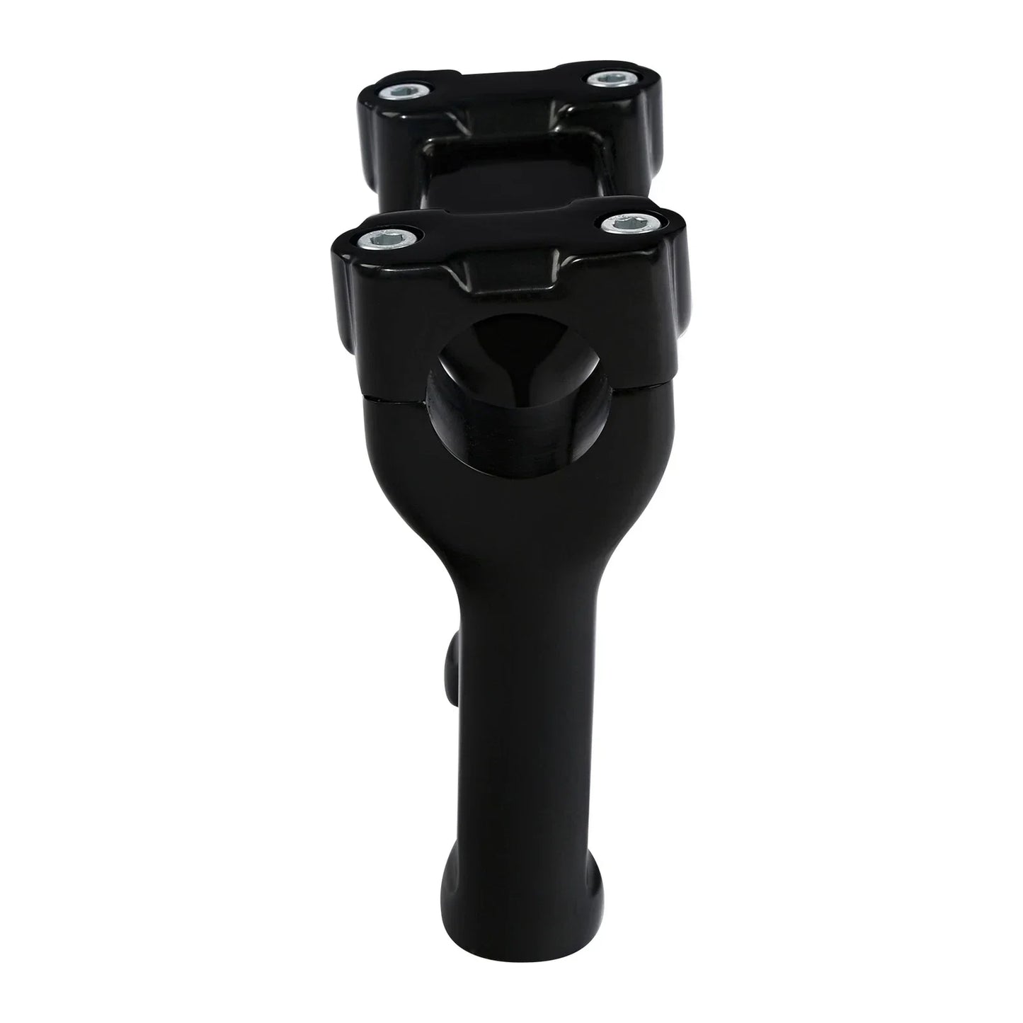 4" Black Handlebar Risers for Harley Dyna Softail Fatboy