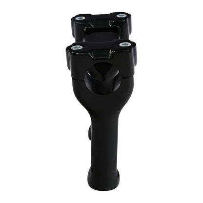 4" Black Handlebar Risers for Harley Dyna Softail Fatboy