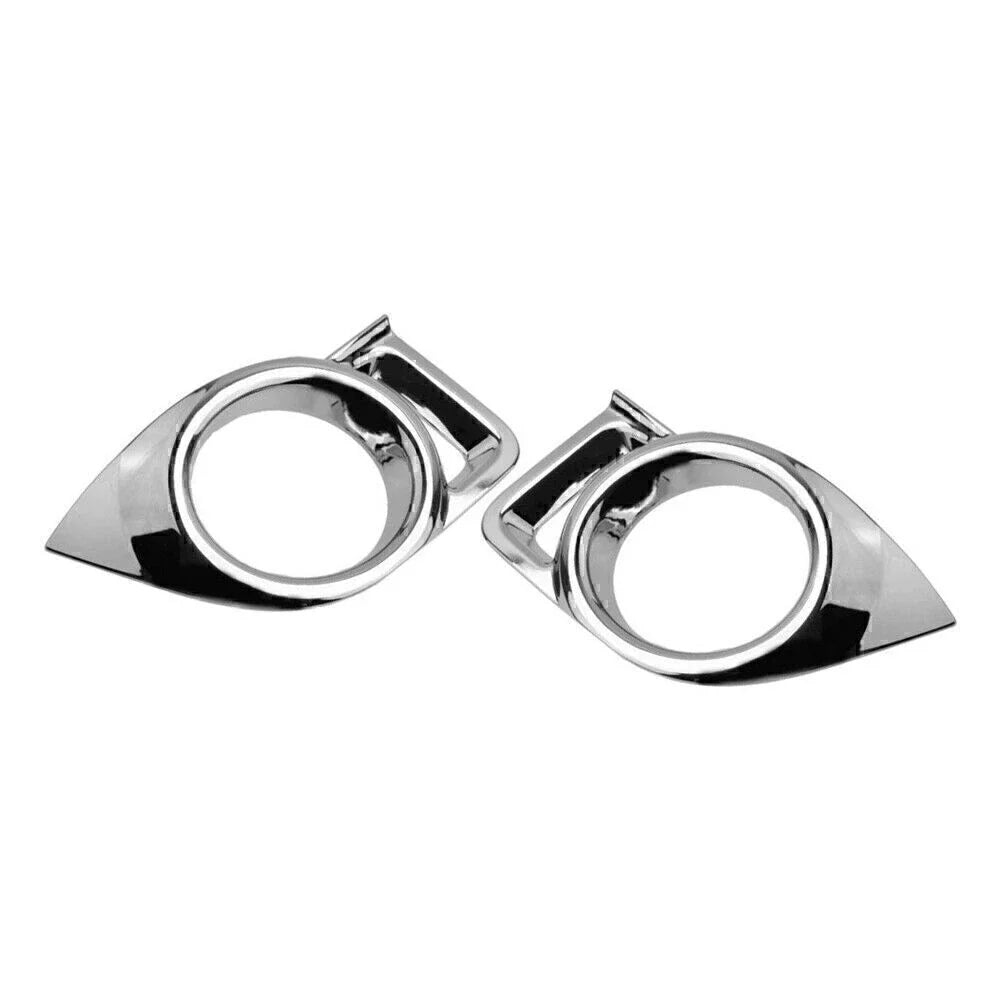 Chrome Front Fog Light Lamp Cover Trim for Toyota Highlander (2014-2016)