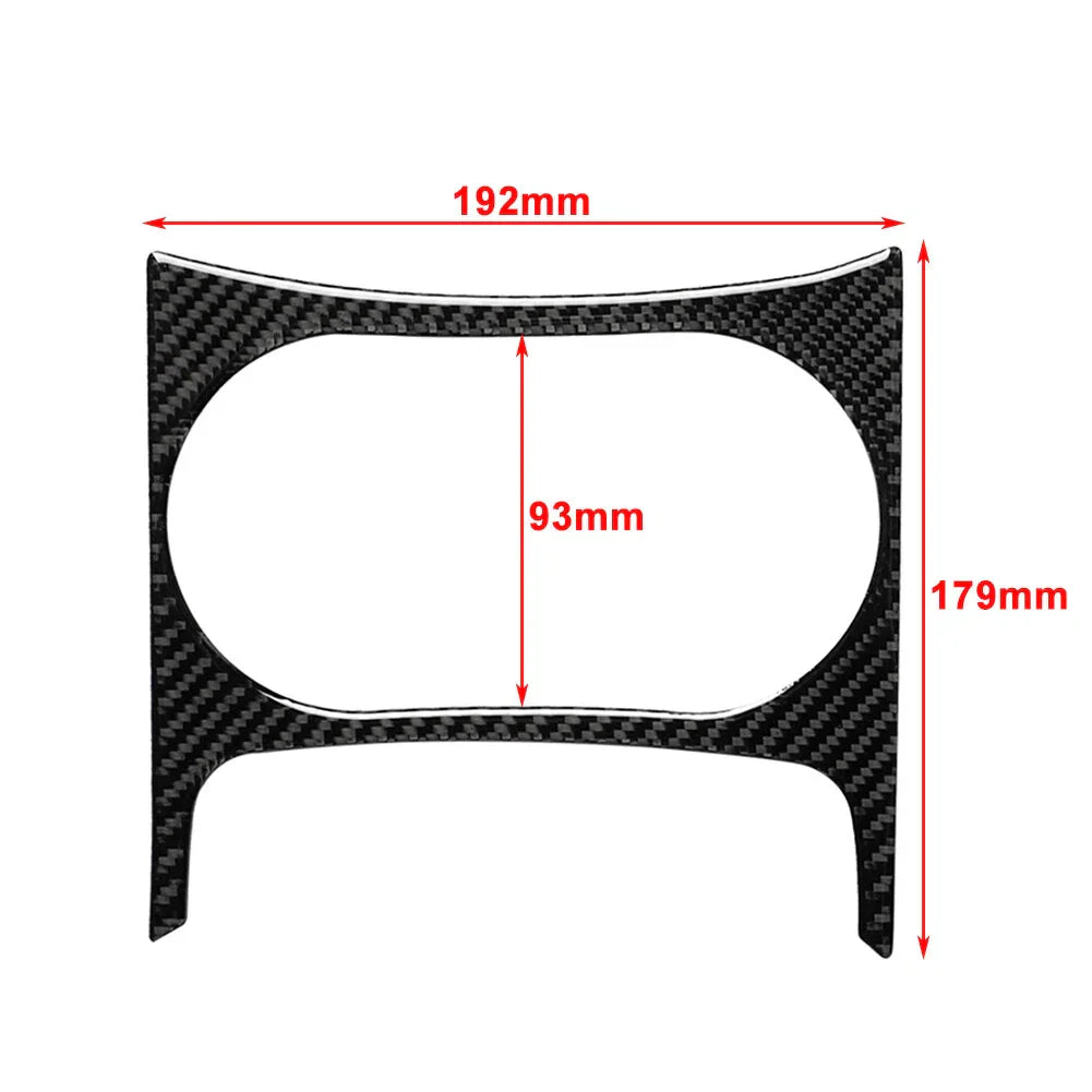 Carbon Fiber Water Cup Holder Panel Trim for Audi Q5 SQ5 (2010-2018)