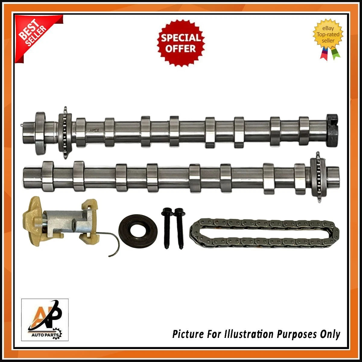 Camshaft Kit 8mm Replacement for Vauxhall 1.5 Turbo D (2018–2023)