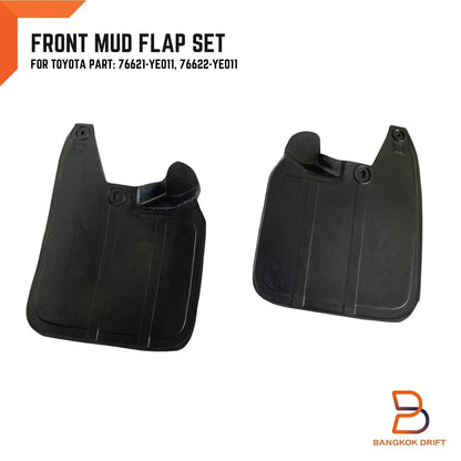 Front Rubber Mud Flap Splash Guard for Toyota Hilux 2WD (1997-2004)