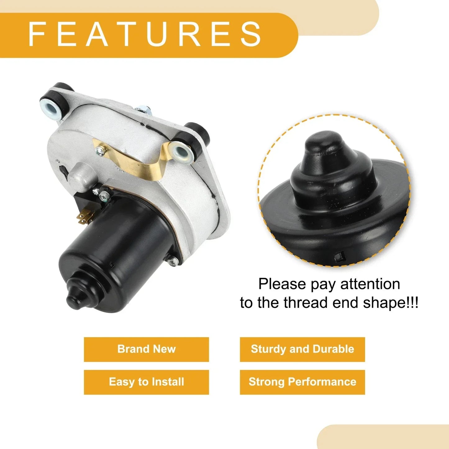 Windshield Wiper Motor for Dodge D100 D200 D300 W100 W200 (1969-1971)