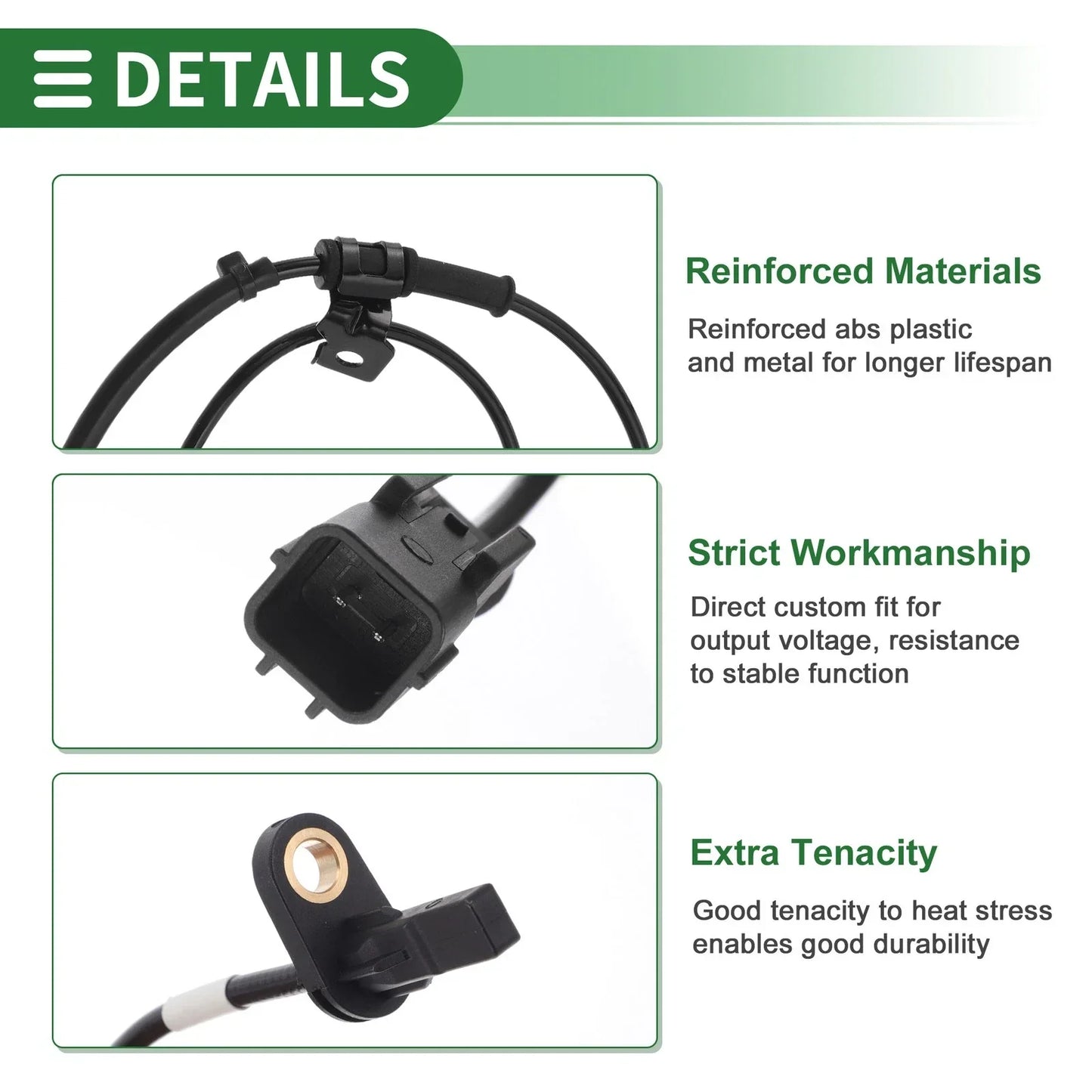 ABS Wheel Speed Sensor for Hyundai Kona (2018-2023) 1 x Left Front Sensor