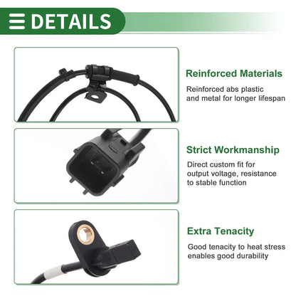 ABS Wheel Speed Sensor for Hyundai Kona (2018-2023) 1 x Left Front Sensor
