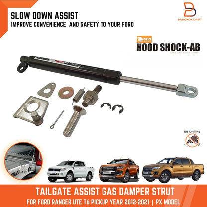 Rear Tailgate Slow Down Assist Gas Shock Strut for Ford Ranger PX (12-21)