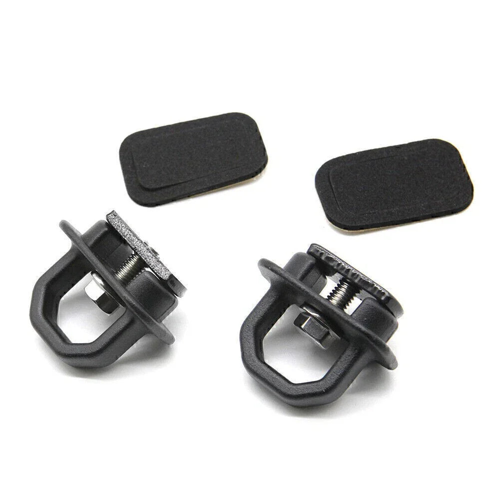 Tie Down Anchors Hooks for Chevy Silverado Pickup Trucks Black