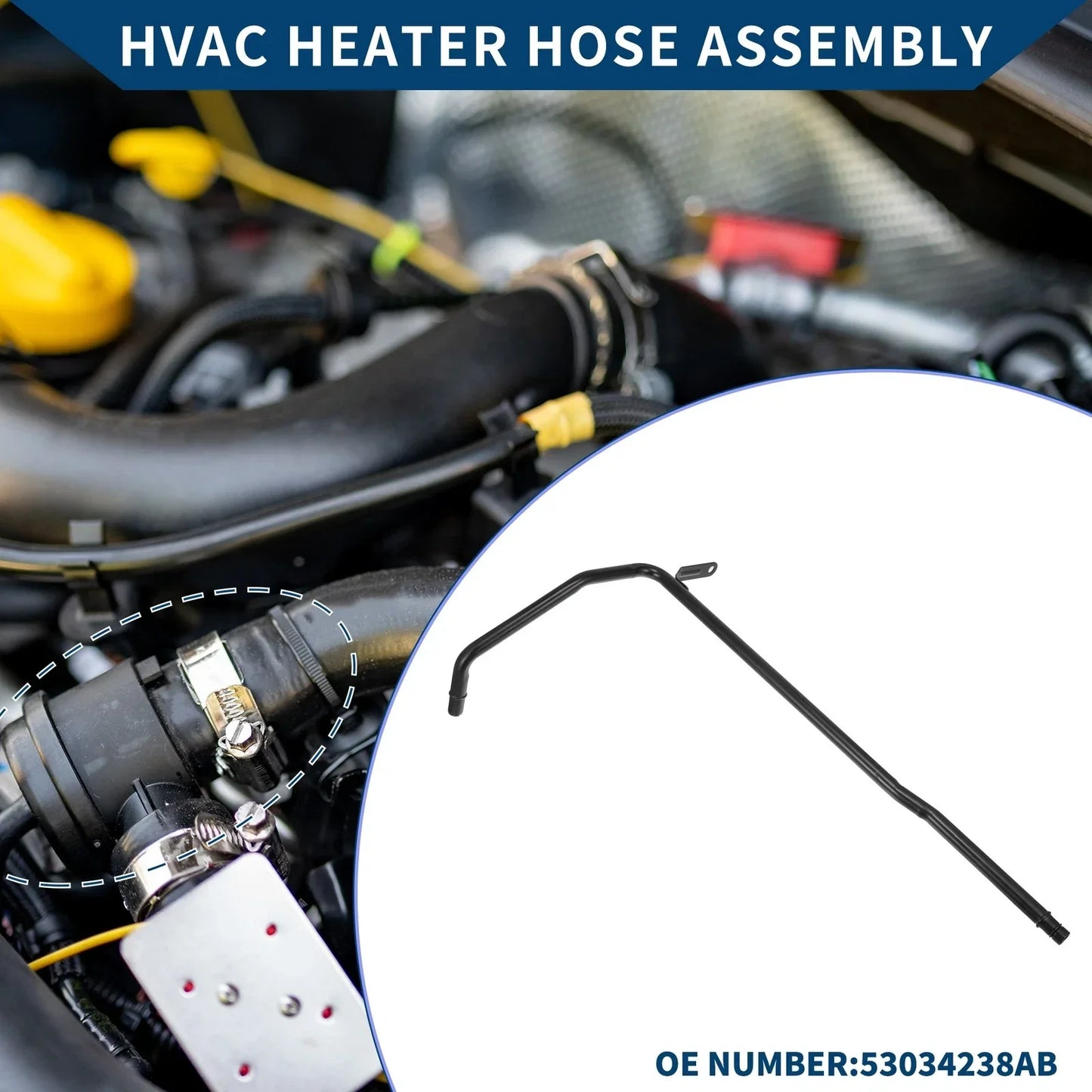Heater Hose Assembly for Dodge Durango 2011-2024